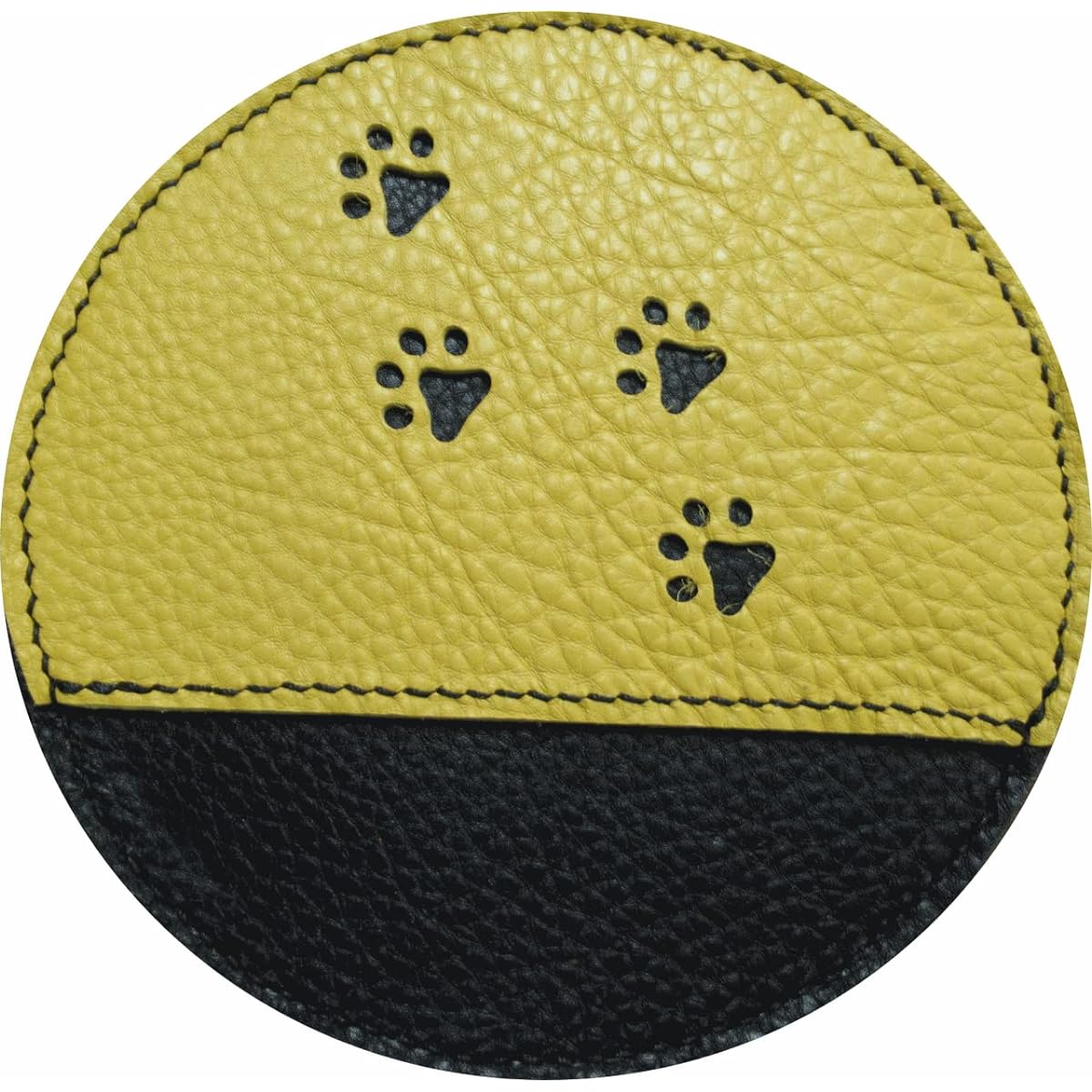 Bowling Towel Leather Cloth Shammy Replaceable Oil Removal (Yellow/Black)