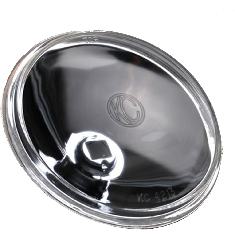 KC HILITES 4213 6 inch replacement Spot Beam pattern glass lens/Reflector H3 Light bulb socket adapter