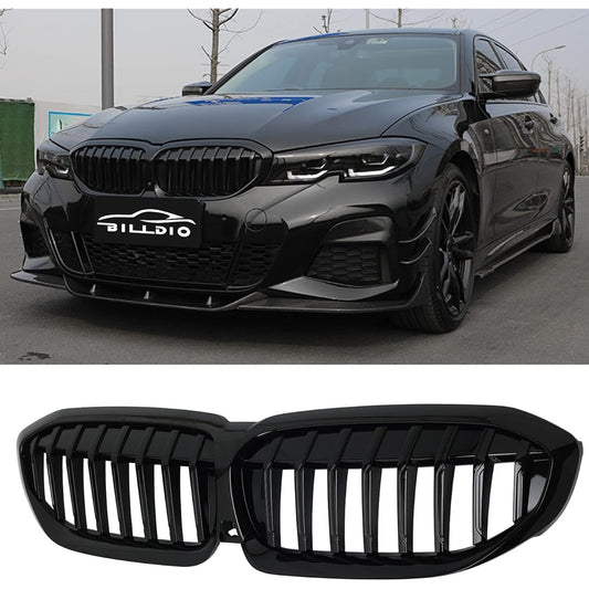 BILLDIO Front Grill BMW 3 Series G20 2019-2022 316i 318i 320I 328i 330i 335i 340i ABS Gloss Black Kidney Grill
