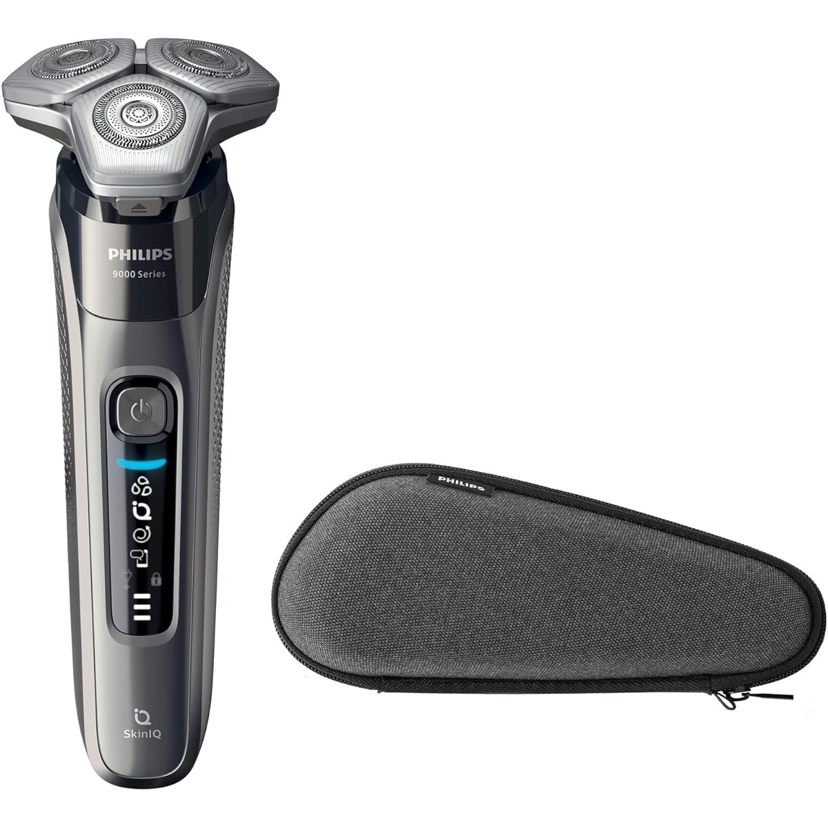 Philips 9000 Series Men's Electric Shaver Electric Shaver Razor 72 Blades/360-D Flex Head Personal Fit Shaving/SkinIQ Technology S9697/31 [2022 Model]