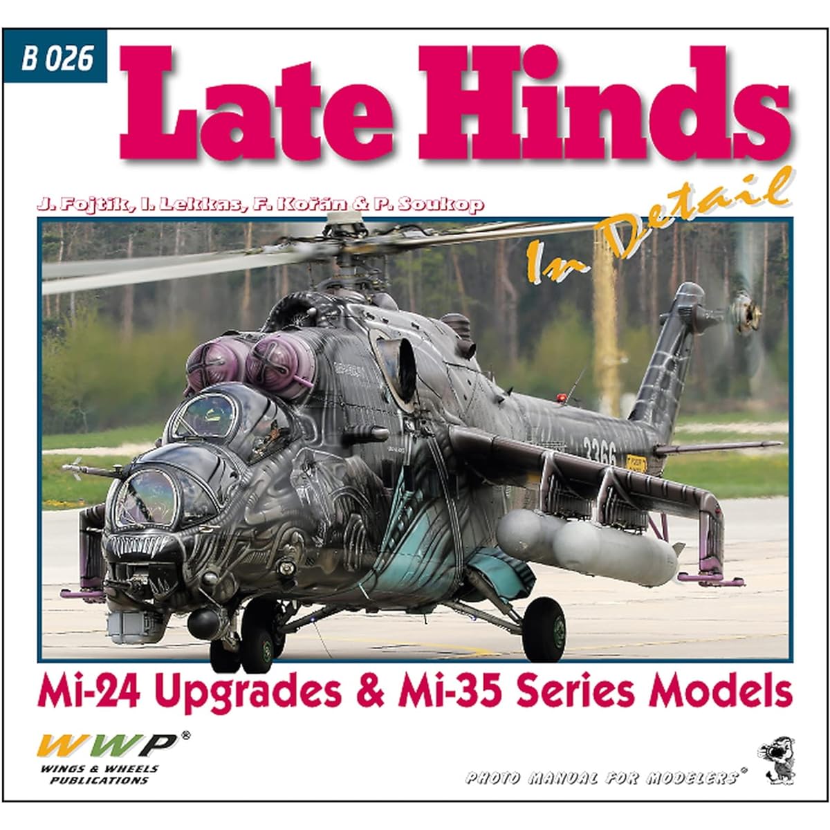 WWP Publication B026 Current Soviet Union Russian Hind Late Type Mi-24 Upgrade Mi-35 Series Photo Collection Model Reference Book