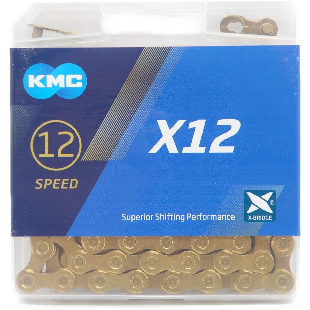 KMC X12 Chain 126Links (Gold) for 12 Speed/12S/12 Speed/12 Speed [Parallel Import]