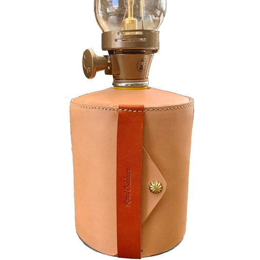 Roost Outdoors [Made with genuine leather] OD can gas can cover (belt type) Gas can OD can cover leather case genuine leather 500 size belt