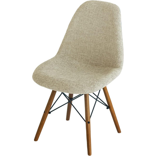 Gen of Tansu Dining Chair Eamse Eames Chair Fabric DSW Fabric Designer Chair Eames Dining Reproduct Sand Beige 14810026(81368)