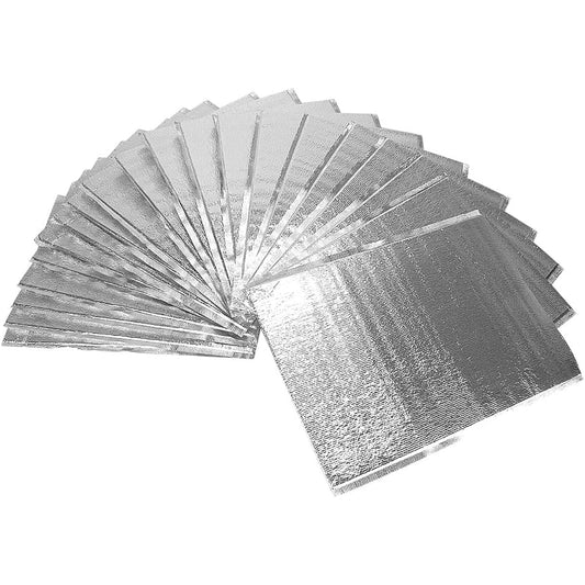 Aluminum bag, cold insulation, thermal insulation, no gusset, frozen, refrigerated, outdoor, takeout, fishing bait (20 pieces, 30cm x 40cm)