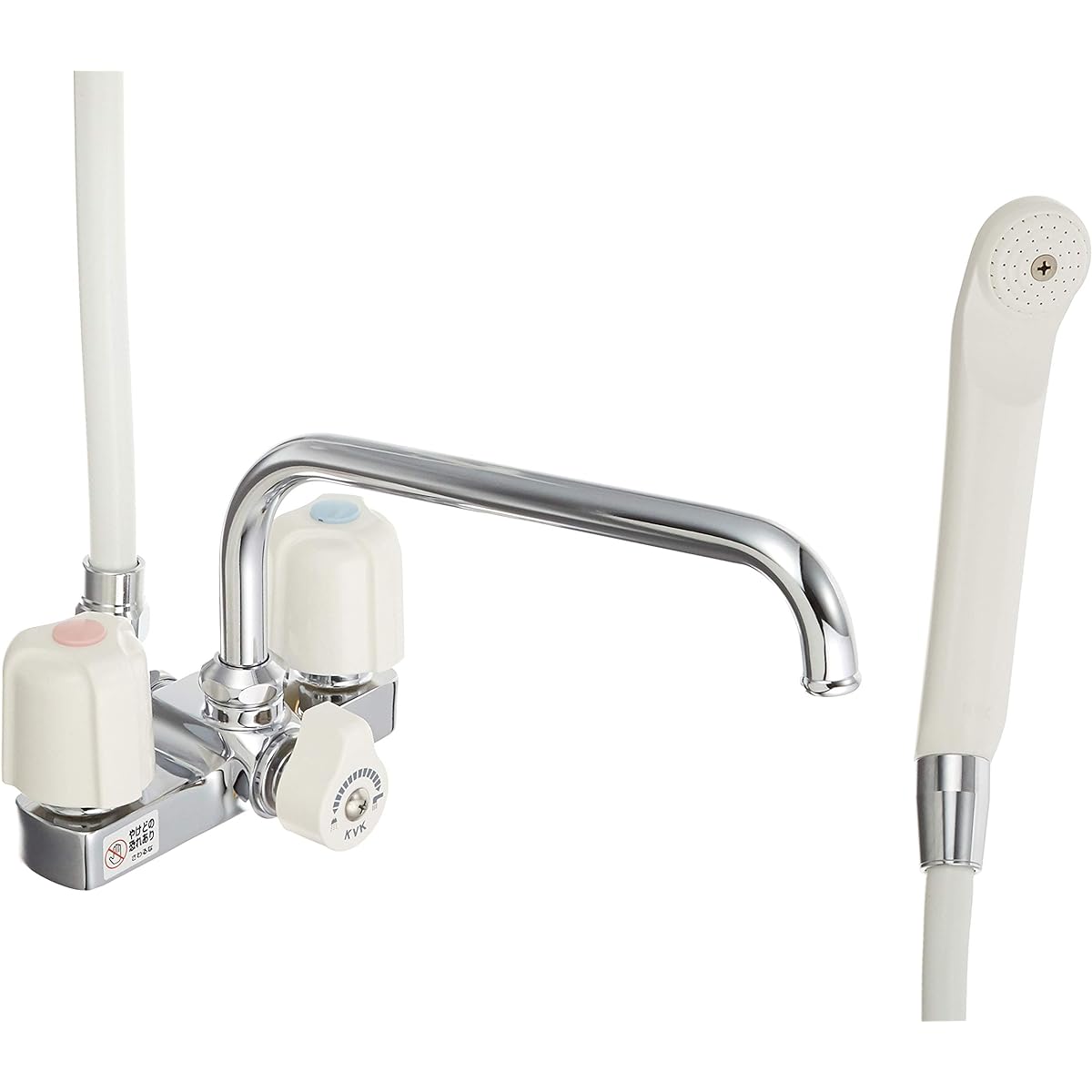 KVK Deck Type 2 Handle Shower Mixing Faucet with 240mm Pipe KF14ER2