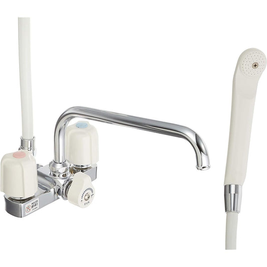 KVK Deck Type 2 Handle Shower Mixing Faucet with 240mm Pipe KF14ER2