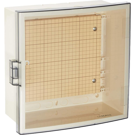 Kawamura Electric Plastic Box ABS Resin with Smoked Acrylic Door Body Cream Color SPN 3030-14T