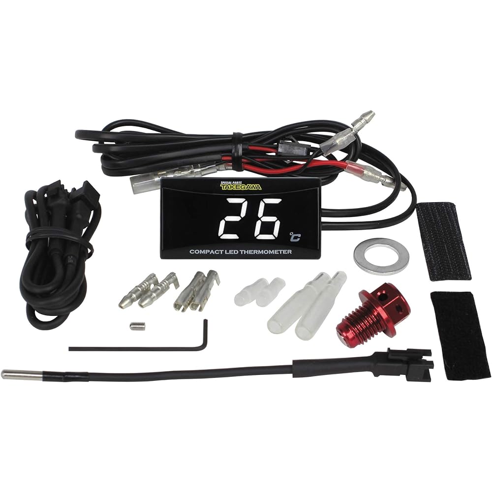 Special Parts Takegawa Compact LED Thermometer, Universal, model: 05-07-0007