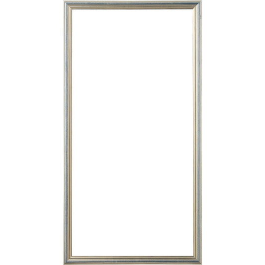 Larson Jules Picture Frame Folkestone 60x30 (inner size 600x300mm) Silver x Blue