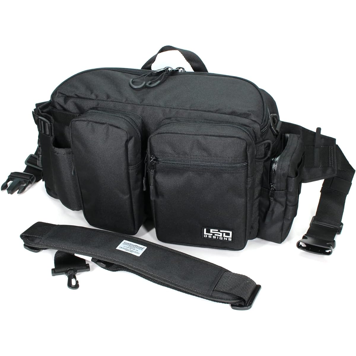 Love Soul Dream LSD Designs Hip Bag Tuned Monster Fishing Bag Shoulder Large Capacity Rod Holder Langan Water Repellent Fabric Multifunctional