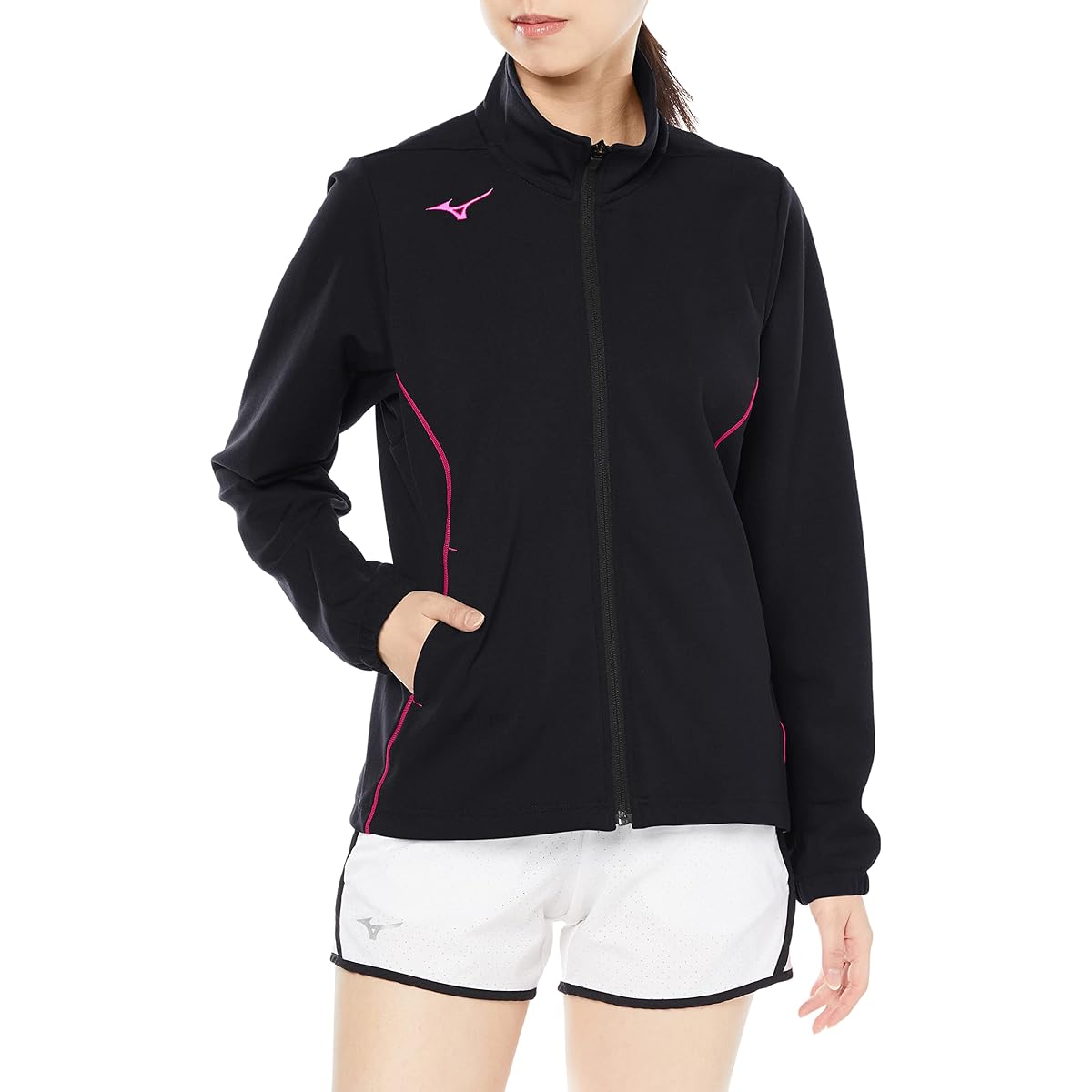 [Mizuno] Training Wear Warm-up Jacket Sweat Absorbent Quick Drying 32MCA325