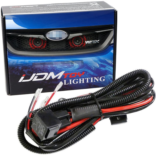 IJDMTOY 12V Horn Wiring Harness Relay Cut Car Truck Grill Mount Blastone Horn (Actual Horn is not included)