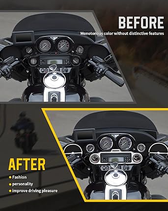 Stereo accent speedometer speaker trim set