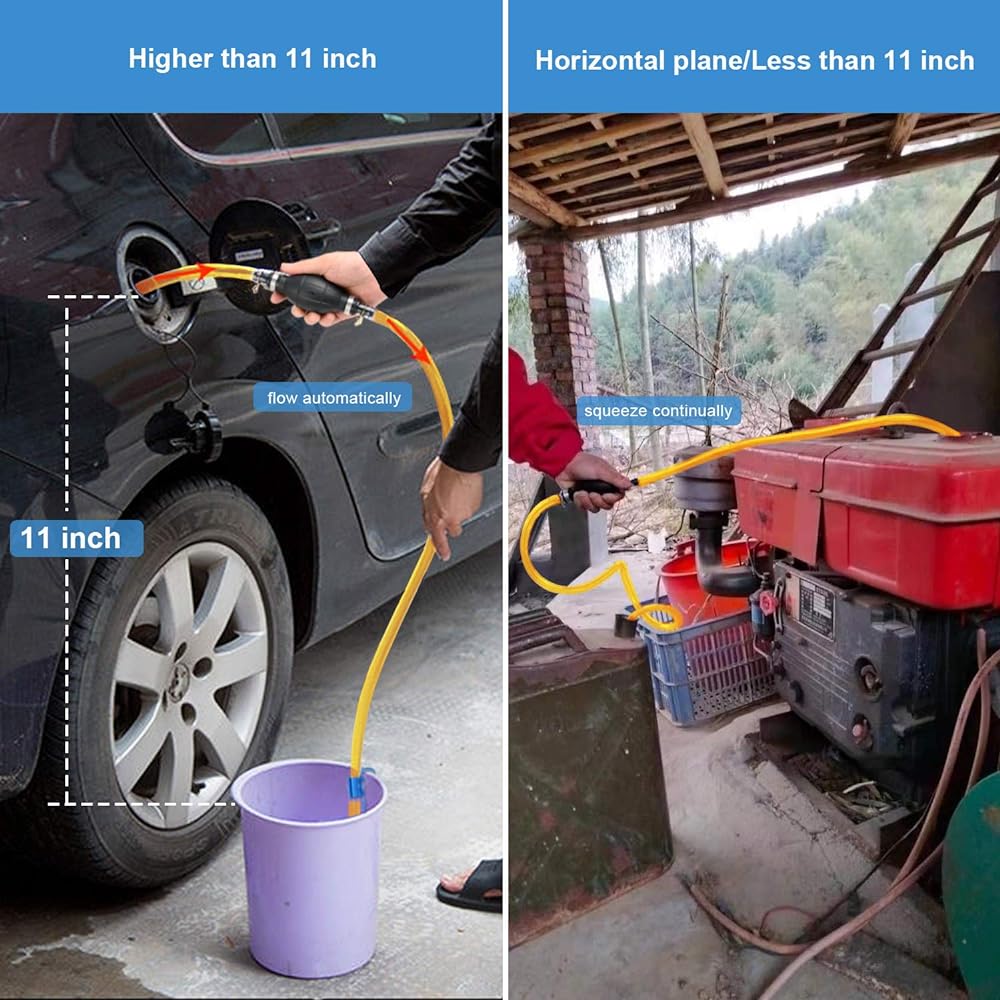 Siphone hand pump manual fuel transfer pump