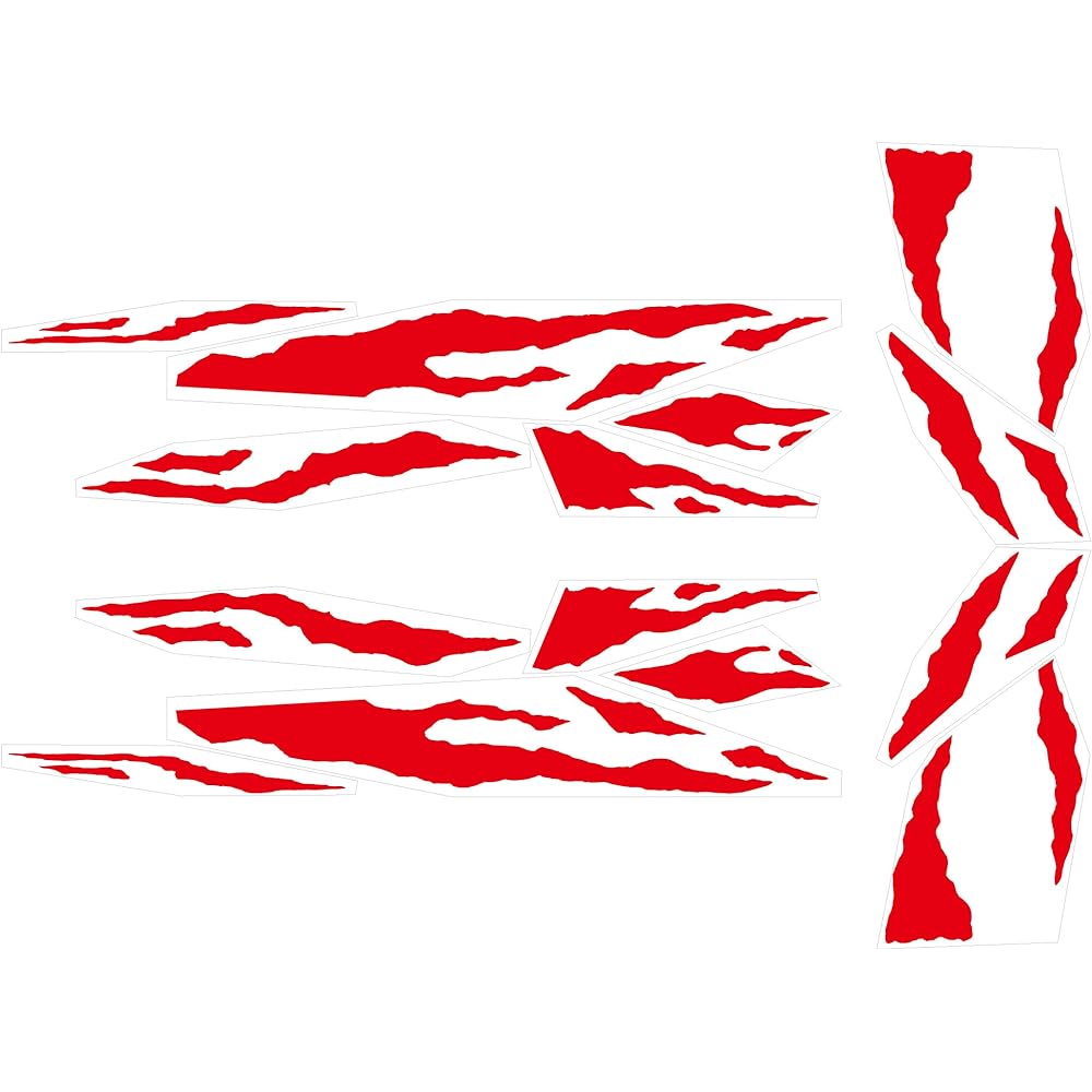 World Walk Brush Sticker for PCX Red pcx-brush-r