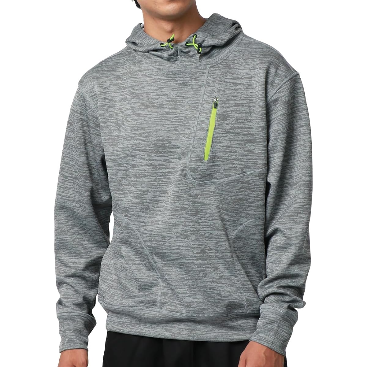 Tartex Men's Parka, Sweat Absorbent, Quick Drying, Dry Jersey, UV Protection, Sports Training