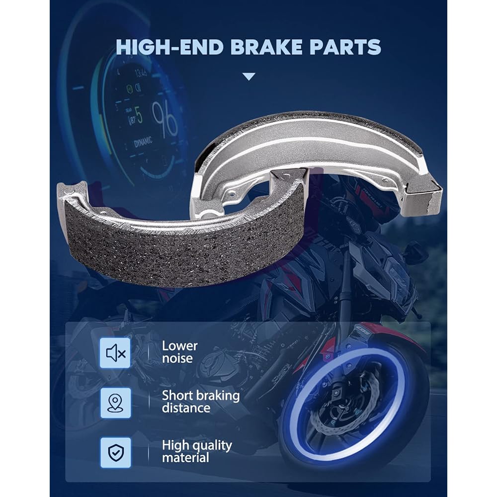 ECCPP 340 rear brake shoes 1997-2009 2011 Honda Recon 250