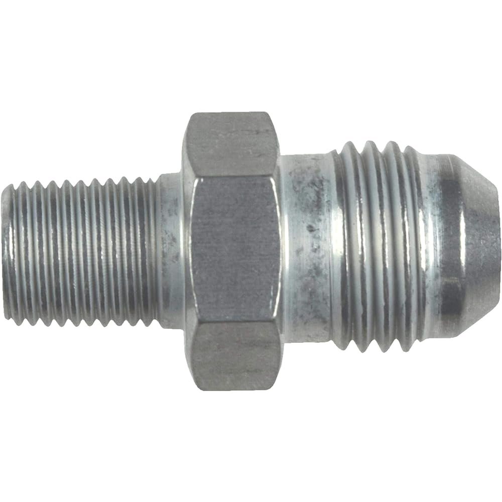 ICT Billet Straight -6 Flare Male -1/8 inch NPT Pipe Adapter Footstage 6 An Bear Aluminum -National Pipe Thread Designed in the United States AN816-06-02A