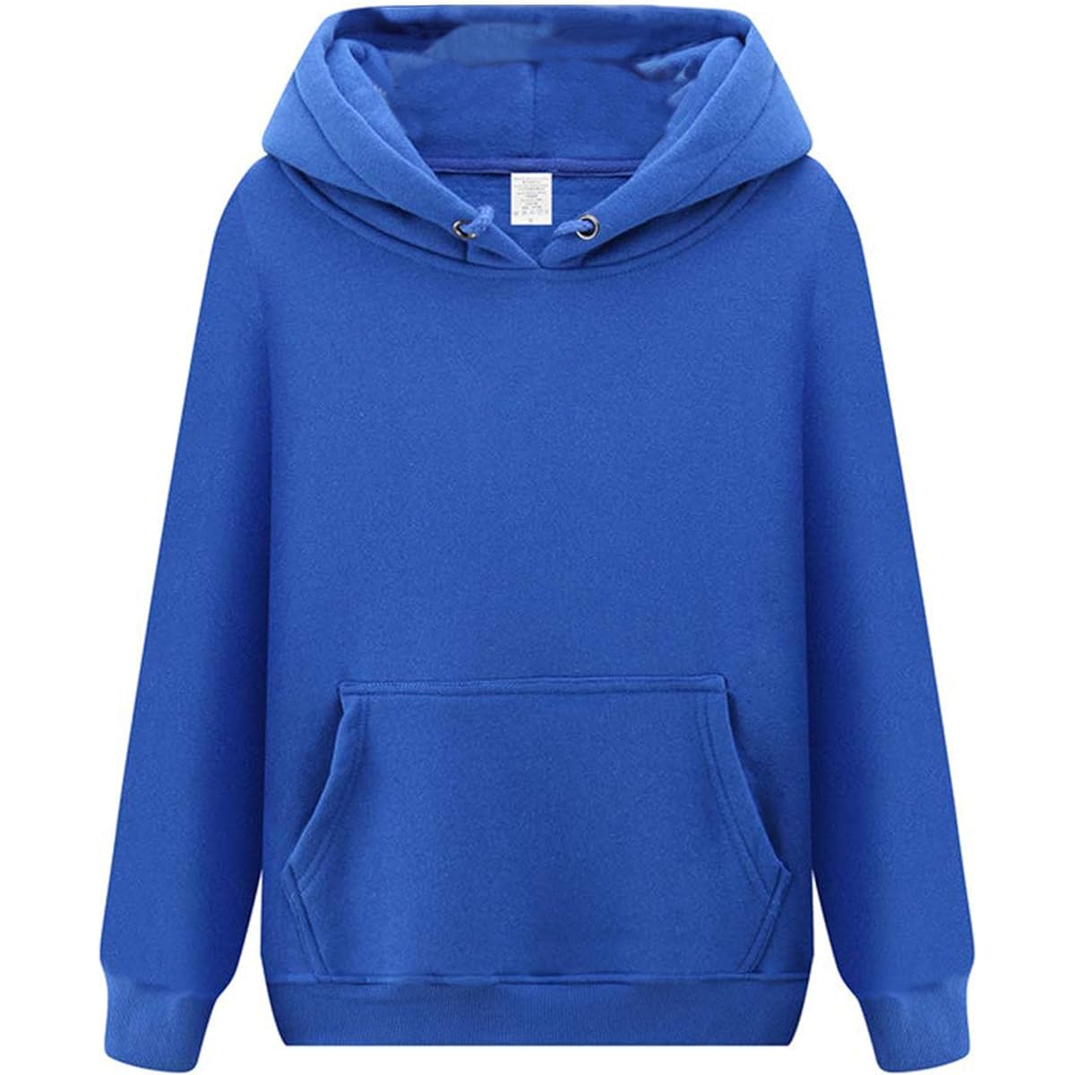 Hisitosa Men's Hoodie, Thick, Brushed Lining, Plain 100% Cotton, Sweat Pullover, Women's, Long Sleeve, Clothes, Spring, Autumn, Winter, Unisex, 9 Colors Available, S~3L