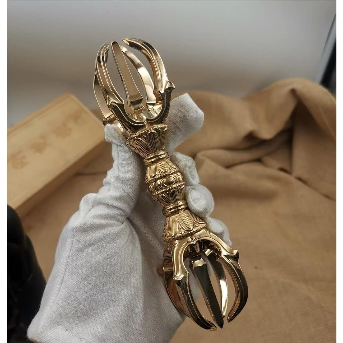 [dsdsad] Gokokou Length 16cm, Esoteric Buddhism ritual implements, Buddhist implements for temples, Vajra Buddhist implements, ritual implements, amulets, amulets, amulets, Kobo Daishi, Kukai, large size