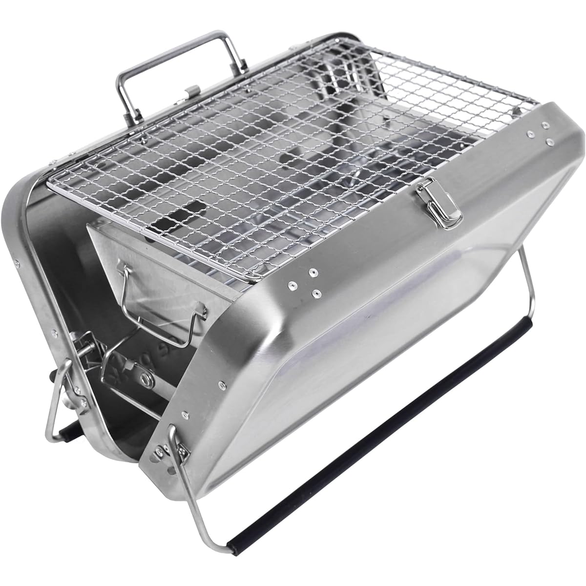 Peace Park Barbecue Grill Barbecue Stove Tabletop Grill Bonfire Stand Bonfire Stand Solo Camp Suitcase Type V Shape SMALL