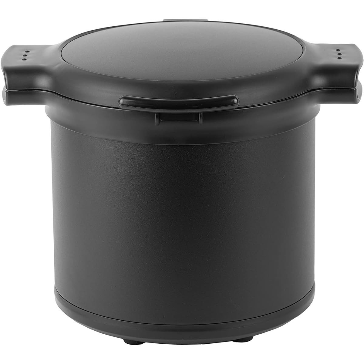 Pearl Metal Painted Vacuum Heat Insulation Cooking Pot Cooker 4.5L For 4-6 People Black Ecocok II HB-6447
