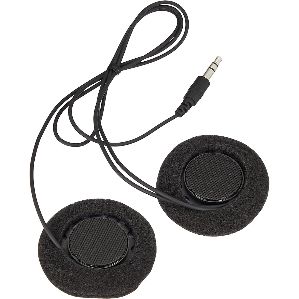 SYGN HOUSE_B+COM Helmet speaker set 5 Φ3.5mm stereo mini plug_00081950 BK