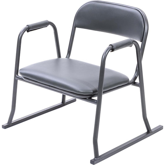 Takeda Corporation [Japanese tatami room/chair/seat chair] Black 55.5 x 49.5 x 53.5cm Tatami chair with armrest BK T3-OAH53BK