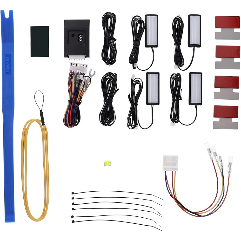 [Amon Online Exclusive] LED footlight kit for Step Wagon (RP) for front and rear seats Blue FB010