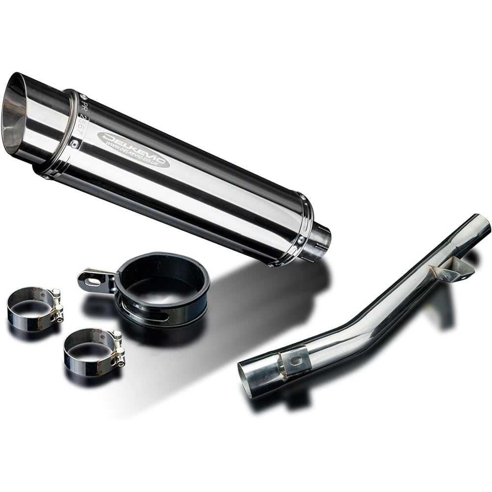 DELKEVIC Slip-on Stainless Steel Muffler SUZUKI GSF650 BANDIT 2005-2007 350mm KIT3090