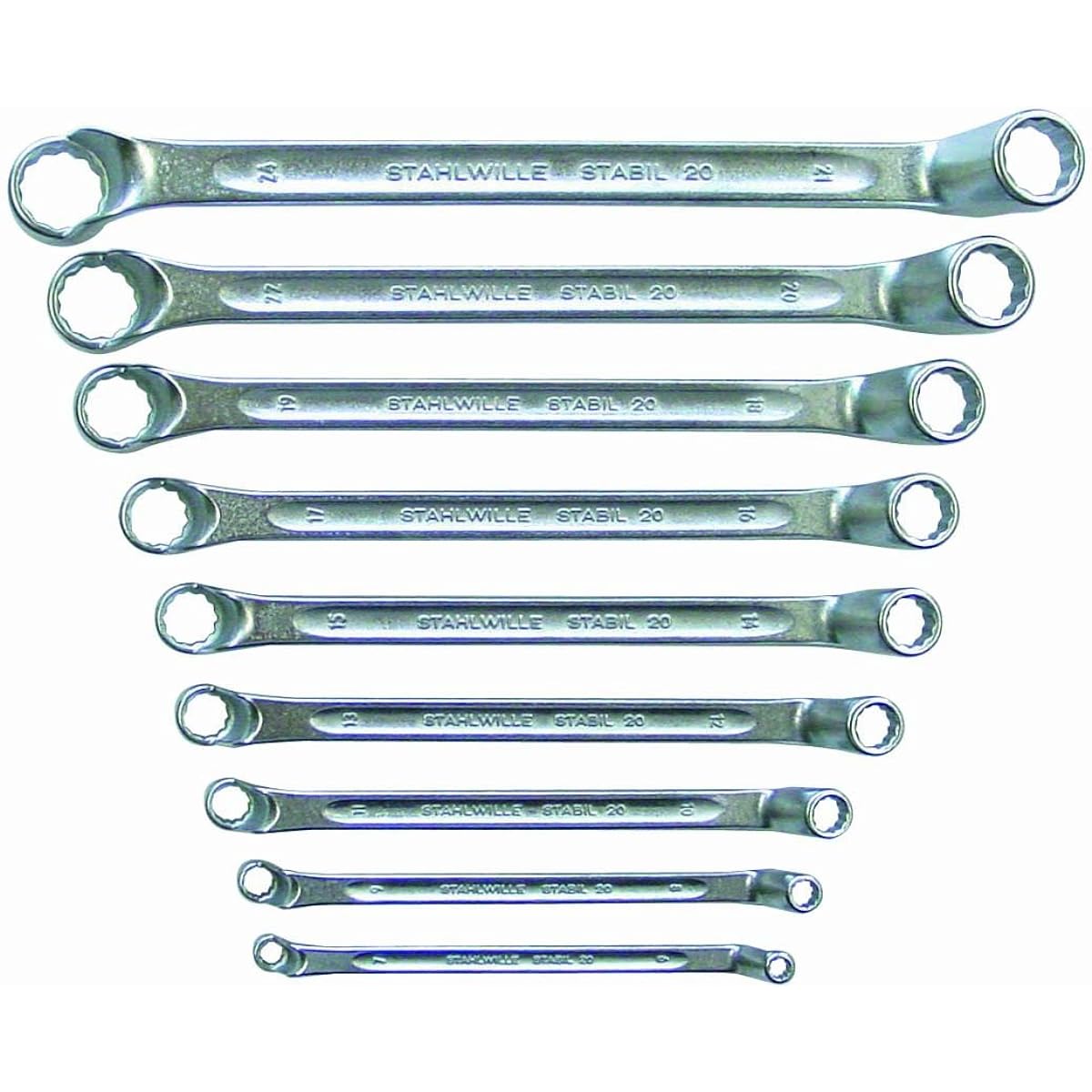 Stahlwille 20/9 (MIDI) Box Wrench Set 75°