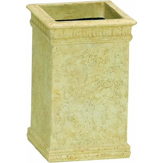 Daiwa Plastic Pot Square Pot Perforated Bottom 320 x 320 x H500 32 Type Ivory