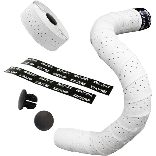 GORIX Bar Tape Matte Color Grip (Logo) 2.2mm Thick Bar Tape 066BD (Black)