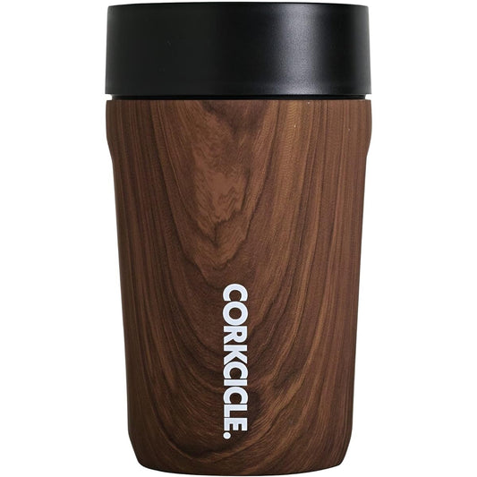 Spice CORKCICLE [Authorized Japanese Product] Leak-proof Tumbler Vacuum Insulated Commuter Cup with Lid 250ml COMMUTER CUP Walnut Wood Grain 9oz Drinking Mouth 360 Degrees Cold/Heat Ceramic Coating SPICE OF LIFE 2809PWW