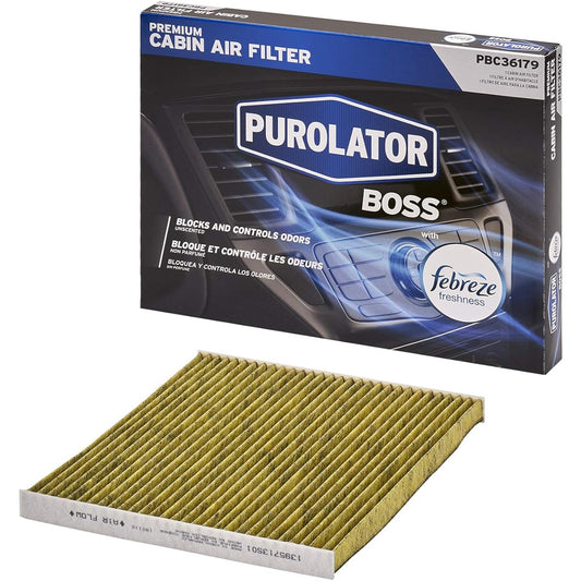 PUROLATOR PBC36179 PUROLATORBOSS Premium Cabin Air Filters Fabreies Freshness Hyundai, Kia, Chevrolet, GMC, Saturn