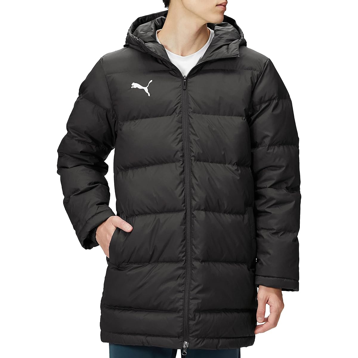 PUMA Outer Jacket TEAMLIGA Middle Down Coat 657738 Men's 657738