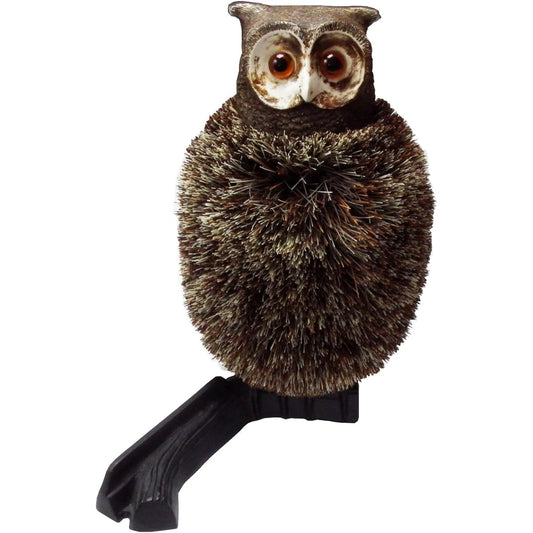 Ivy House Brush Owl Boot Wiper 30cm