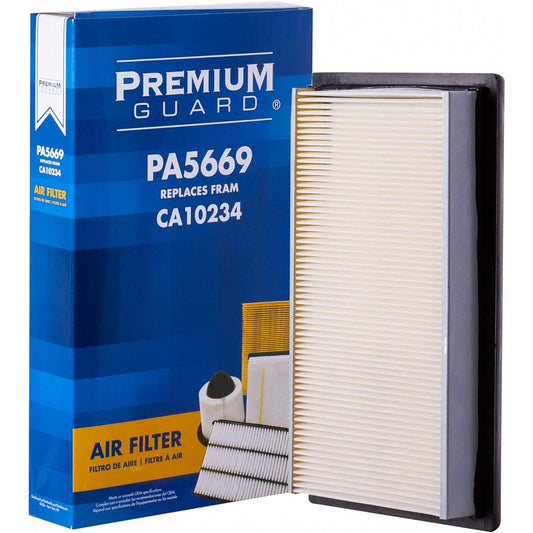 Premium Guard Air Filter PA5669 | 2007-12 Nissan Versa, 2007-18 TIIDA, 2013-20 NV200, 2009-14 CUBE, 2014-18 Chevrolet Infiniti Q50, 2015-18 CITY Express