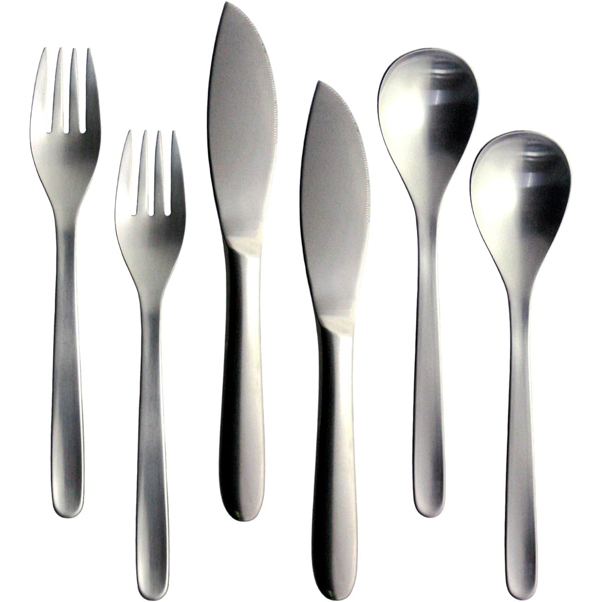 Sori Yanagi Dinner Cutlery Set #1250 6 Knife Spoon Fork Made in Japan