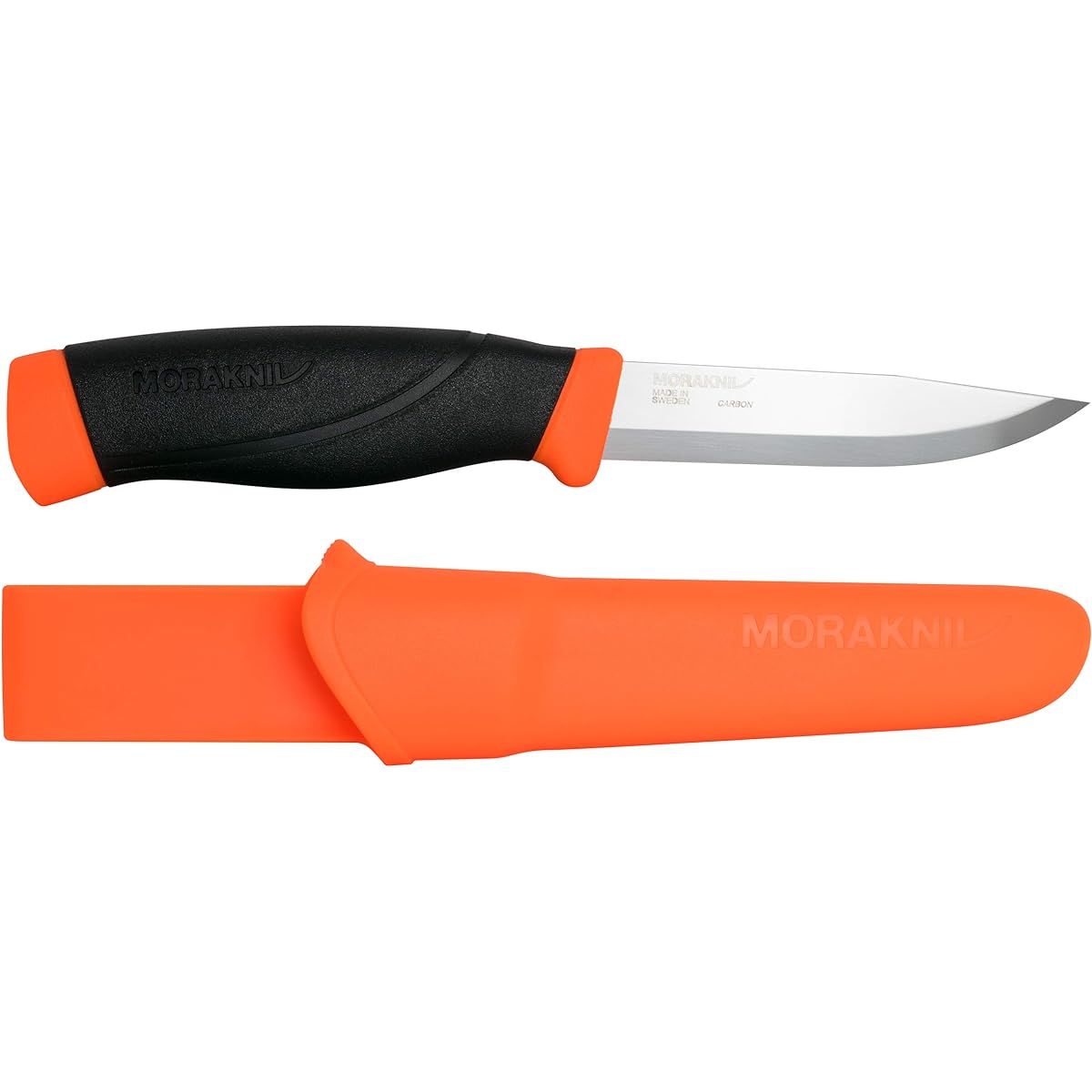 Morakniv Companion Heavy Duty Carbon Blade Thickness 3.2mm Outdoor Knife Camping Knife (Orange)