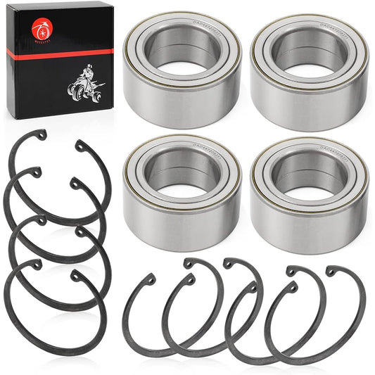 Front Rear Wheel Bearing 44x72x33mm & Ring Clip Polaris RZR 900 1000 Turbo RS1 XP S 4 All Models 2011-2020 3514699 3514822 3514924 3515090 7710780 777 10440.