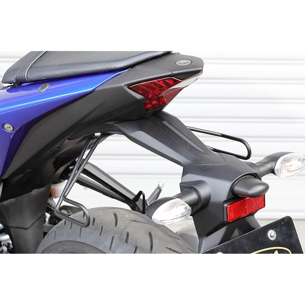 Kijima Motorcycle Bike Parts Side Bag Support Black Left and Right Integrated Type