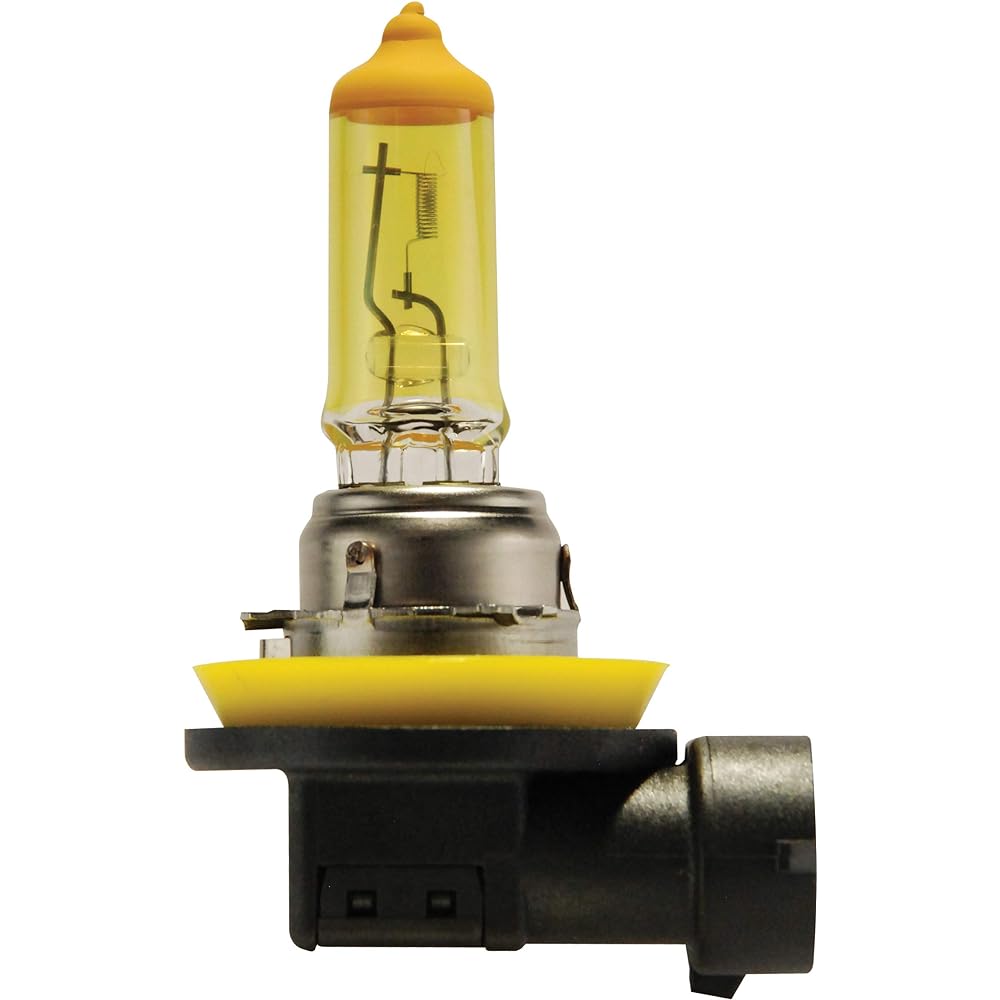 HELLA H11 Yellow 55W YL Extreme Yellow Bulb, 12V, 55W, Pack of 2