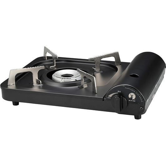 CAPTAIN STAG Barbecue Grill Stove Cassette Stove Tabletop Portable Cassette Stove Black UF-0028 Width 342 x Depth 270 x Height 86 mm