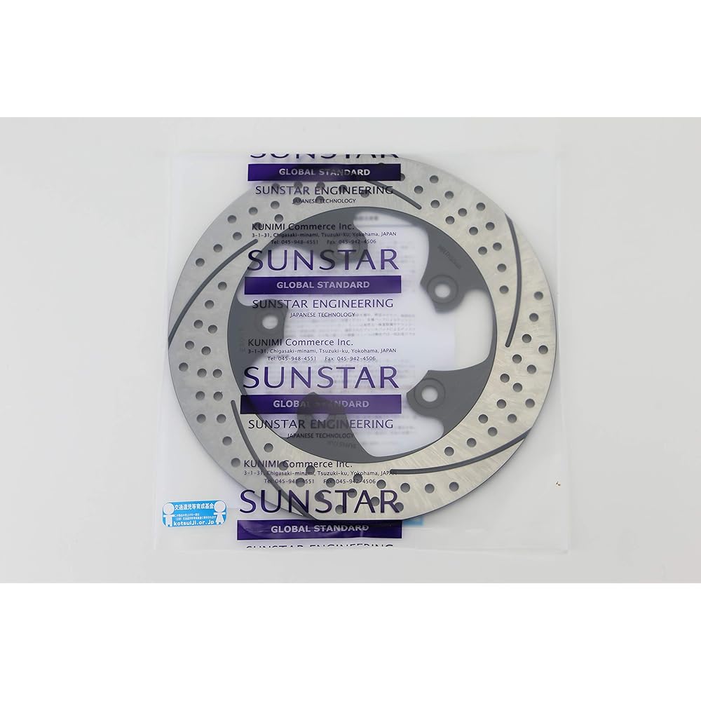 SUNSTAR Premium Racing Rear Brake Disc Hole & Slit Type Product Number ER016 KAWASAKI ZEPHYR750 etc.