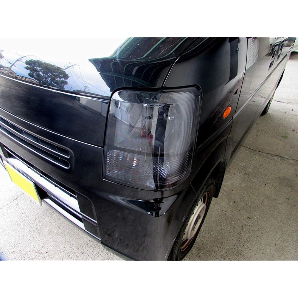 BRIGHTZ Every Wagon DA64W Smoked Headlight Cover [SMO-FRO-012] DA64 DA A64 64 Every Wagon Every Wagon Every Wagon Every Every Wagon Every Every Wagon Every 30870