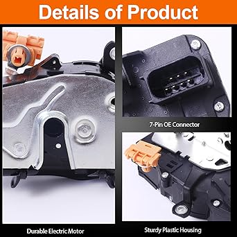 VEELECP Front left driver seat side door lock actuator replacement 2009-2014 Cadillac CTS Remote Entry 25876534 22741951