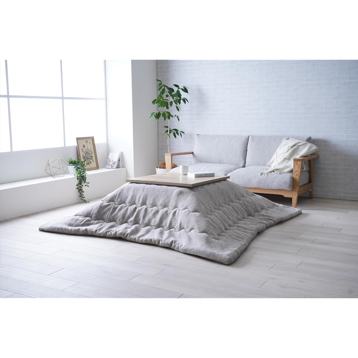 [Ikehiko Corporation] Kotatsu Comforter 4550317219863 Greige Square