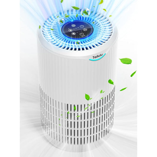 Air Purifier, (Energy Saving Countermeasures, 360° Circulation Purification & Silent Design) Lightweight, Small, Tobacco, Pets, Pollen, Toilet Odor Prevention, Compatible with 22 - 40 Tatami Mats, 3